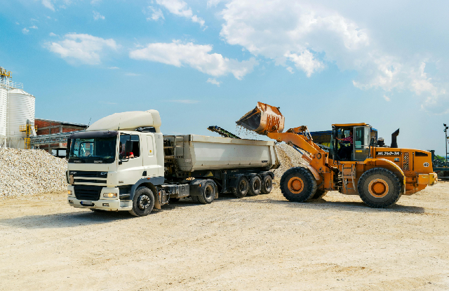 Geo Locator GPS per camion nei cantieri edili, resistente a polvere e umidità